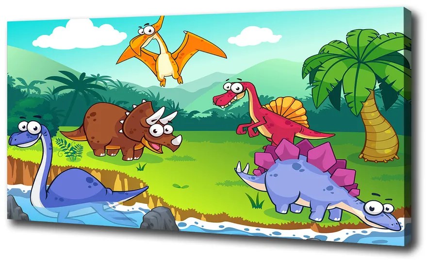 Tablou pe pânză canvas Dinozauri