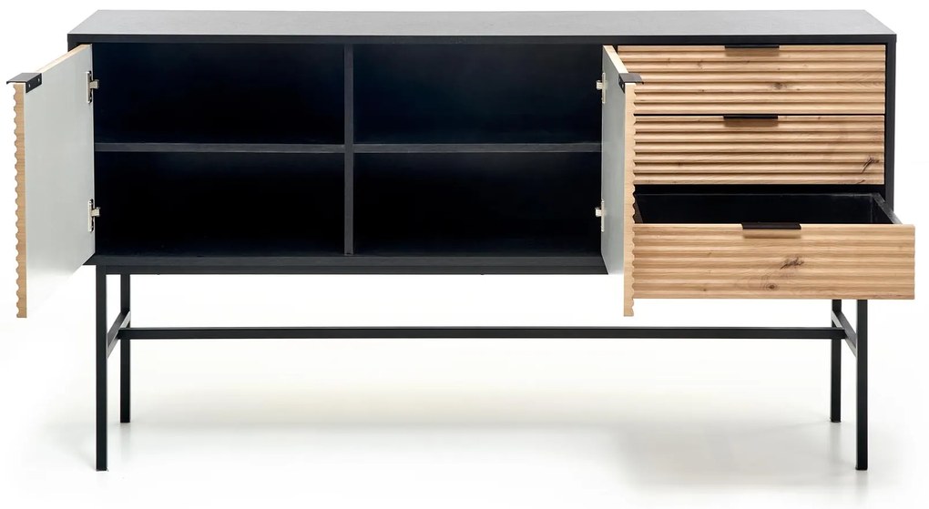 Comoda cu decor Stejar artizanal, TUMBA