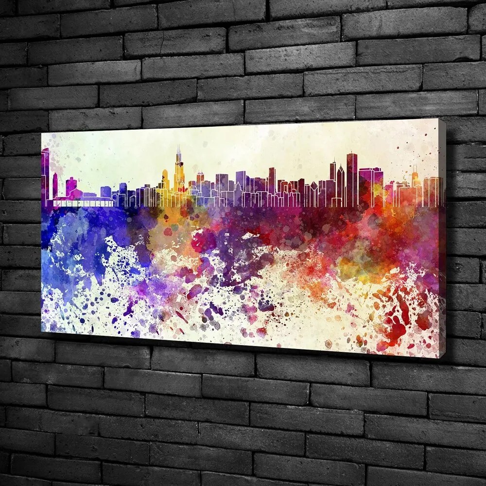 Tablou canvas Colorat chicago