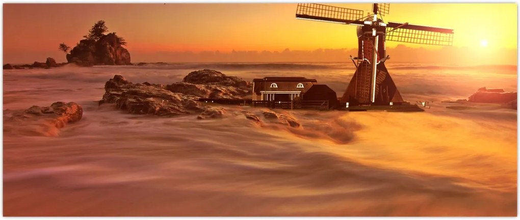 Tablou - Apus de soare (120x50 cm)