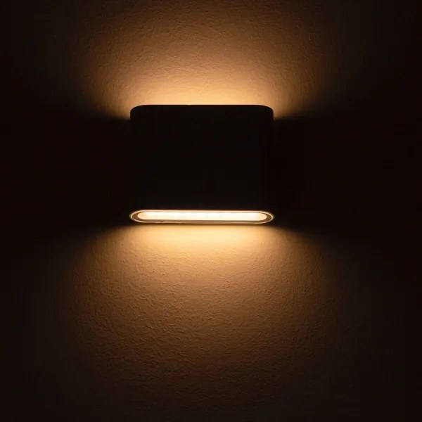 Aplică LED de exterior Zuma Line SJ22621 SHADOW LED/12W/230V IP65 negru