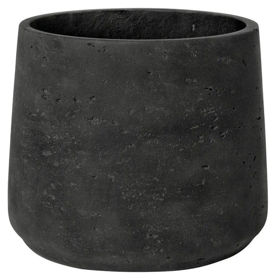 Ghiveci de flori Patt, culoare - negru antic, mai multe dimensiuni - PotteryPots Mărime: L - v. 16.5 cm, ⌀ 20 cm