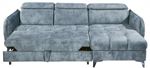 Coltar ext. Togo, Stanga - Dreapta, Smoke Blue, 2600 x 820 х 1760 mm.