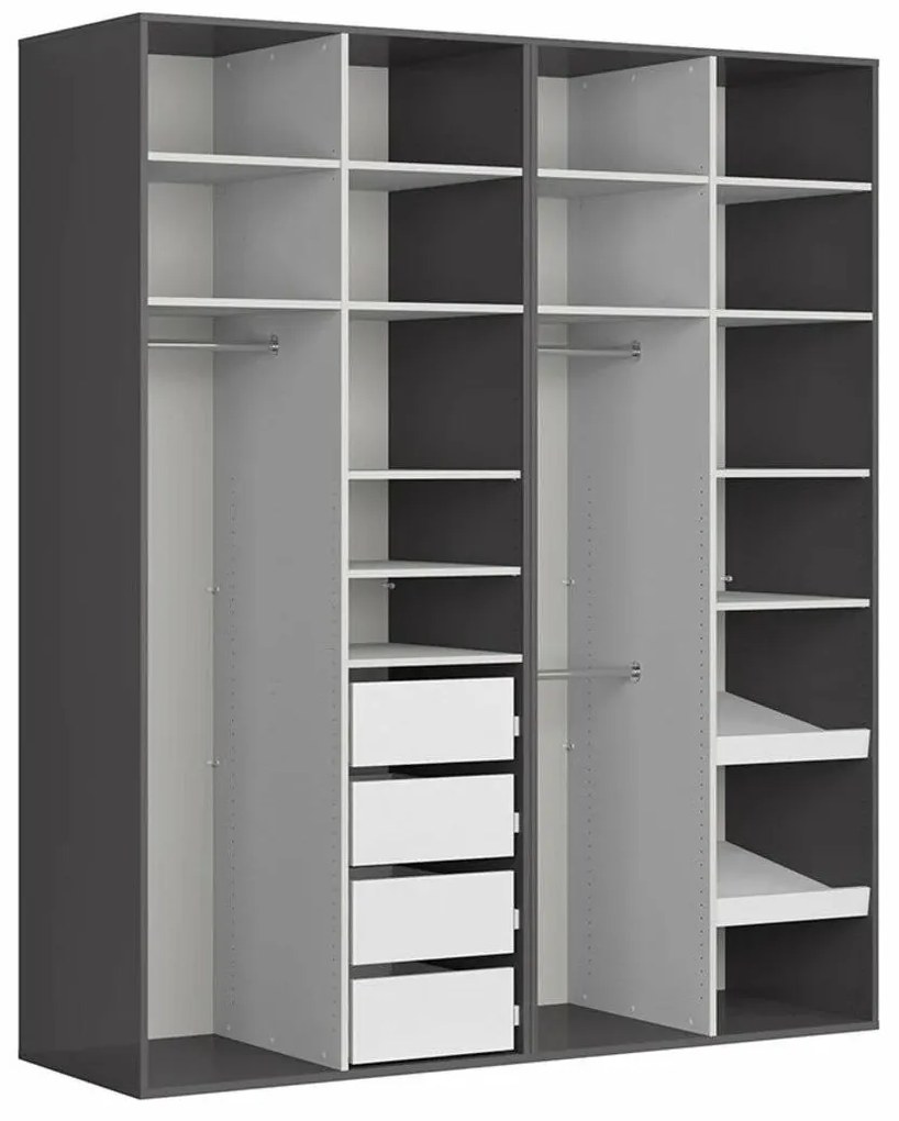 Dulap de haine Flex 121 (grafit) . 1098232