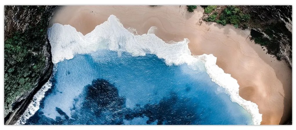 Tablou cu plaja Nusa Penida, Indonesia (120x50 cm)