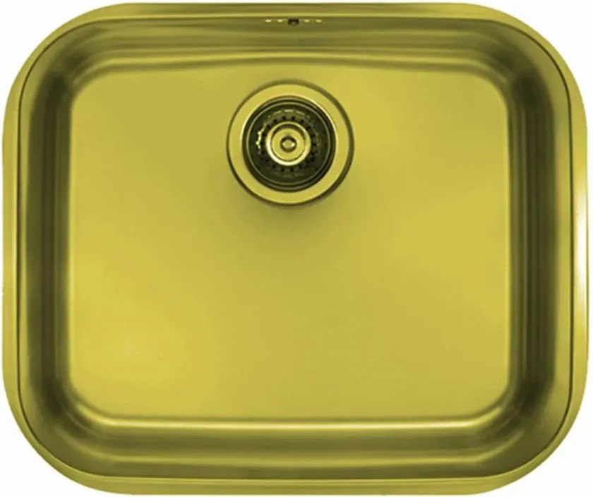 Chiuveta inox Alveus Monarch Variant 10 finisaj auriu 48x40 cm