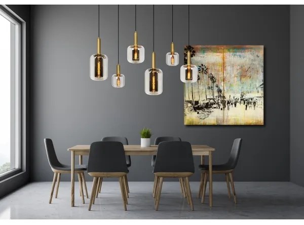 Lucide 45494/06/65 - Lustră pe cablu JOANET 6xE27/40W/230V