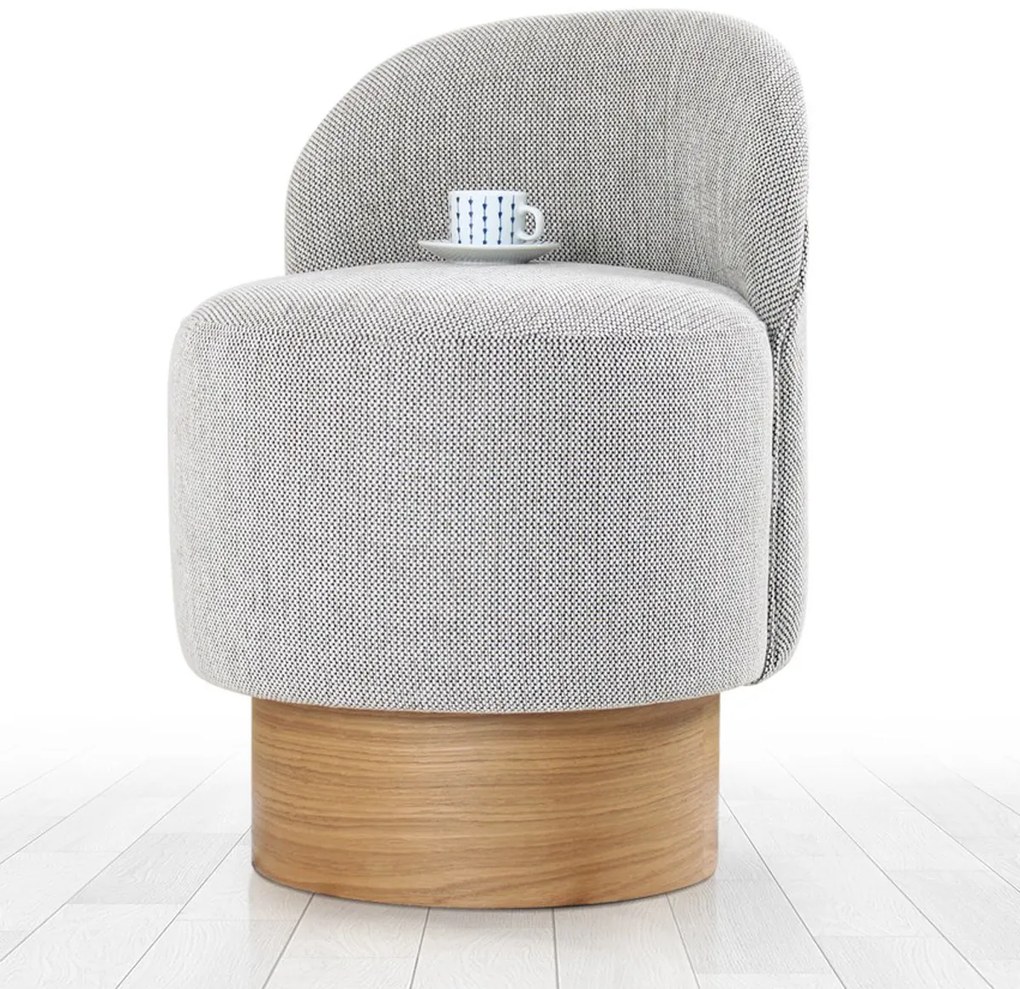 Barren Pouf Gri Taburet
