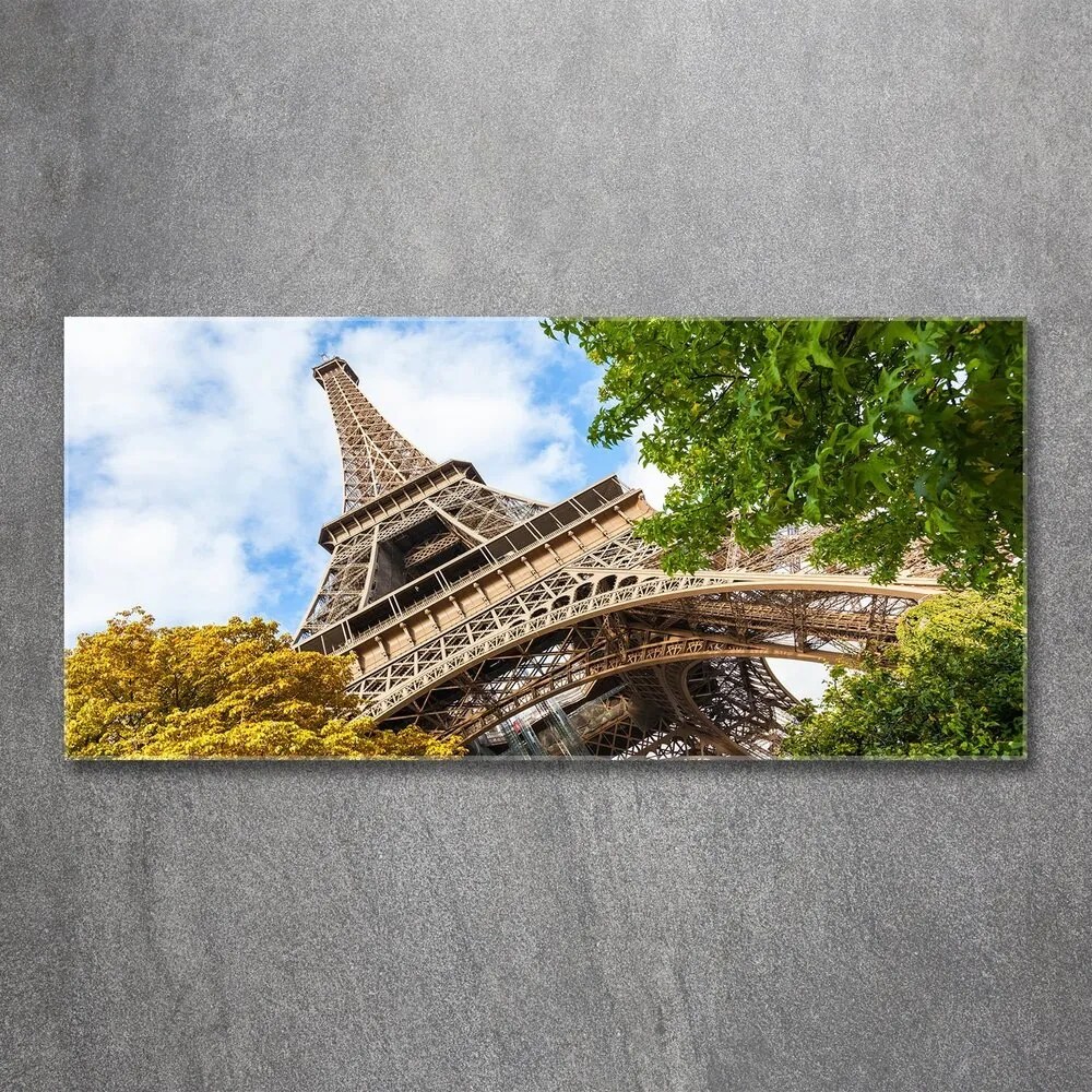Pictura pe sticlă acrilică Turnul eiffel din paris