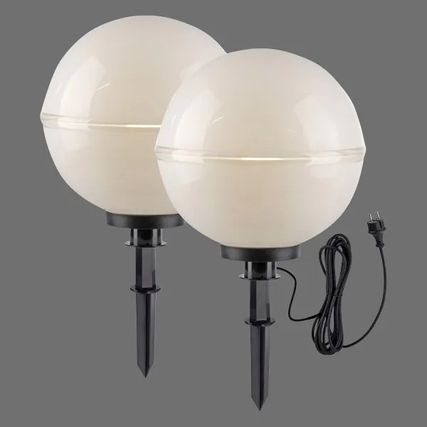 SET 2x lampă de exterior Leuchten Direkt 19324-16-2 1xE27/40W/230V d. 40 cm IP44