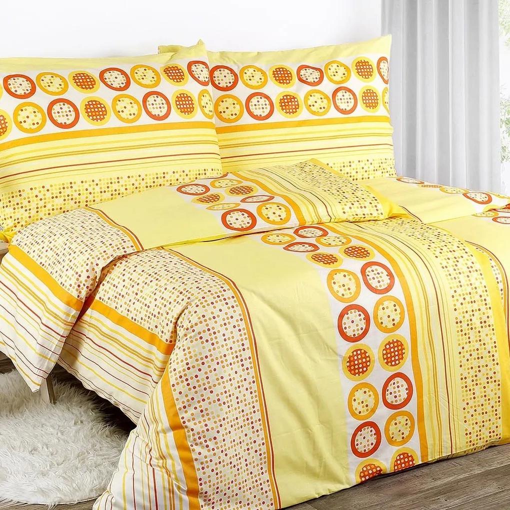 Goldea lenjerie de pat din bumbac - model 307 140 x 200 și 70 x 90 cm
