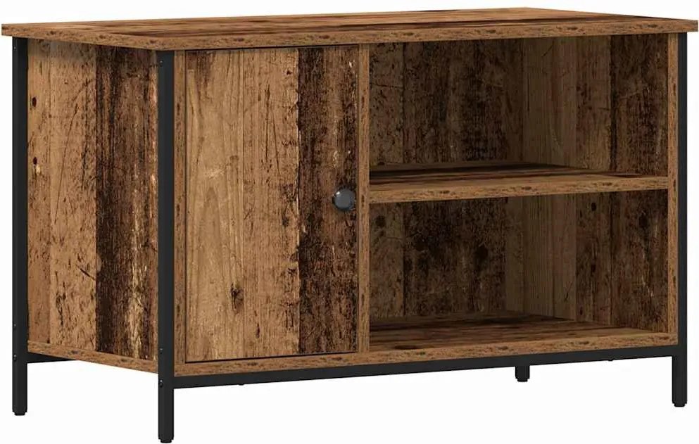 vidaXL Cabinet TV Lemn vechi 80 x 40 x 50 cm Lemn compozit