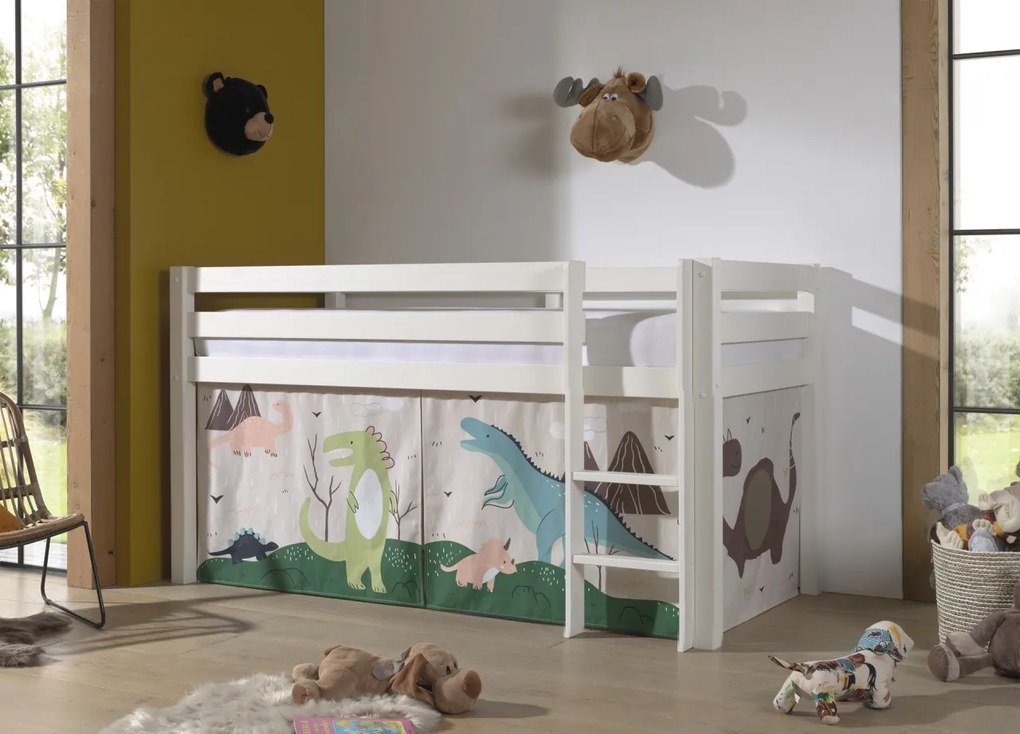 PINO PAT SEMI-INALT și cortina Dino.