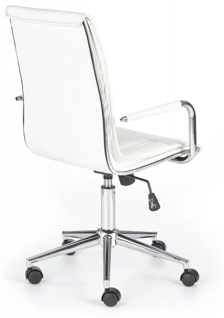 Scaun Porto 2 piele ecologica alb