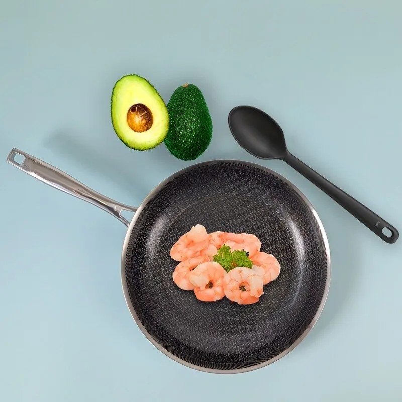 Kela Tigaie din oțel inoxidabil cu suprafață ceramică Flavoria 28 cm