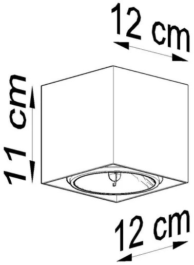 Lampă spot BLAKE 1xGU10/40W/230V
