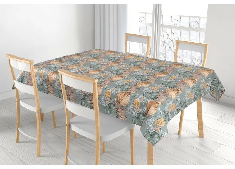 Bellatex față de masă Adéla Monstera, galbentrandafir , 120 x 140 cm