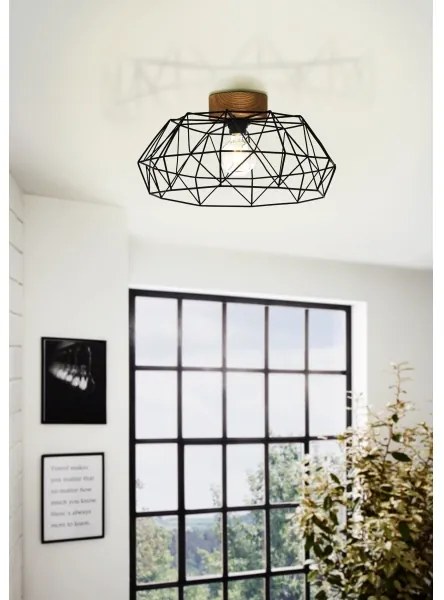 Eglo 44088 - Plafonieră PADSTOW 1xE27/60W/230V