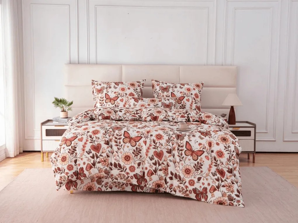 Lenjerie de pat din microfibra ORELLIS colorata Dimensiune lenjerie de pat: 2 buc 70 x 90 cm | 200 x 220 cm