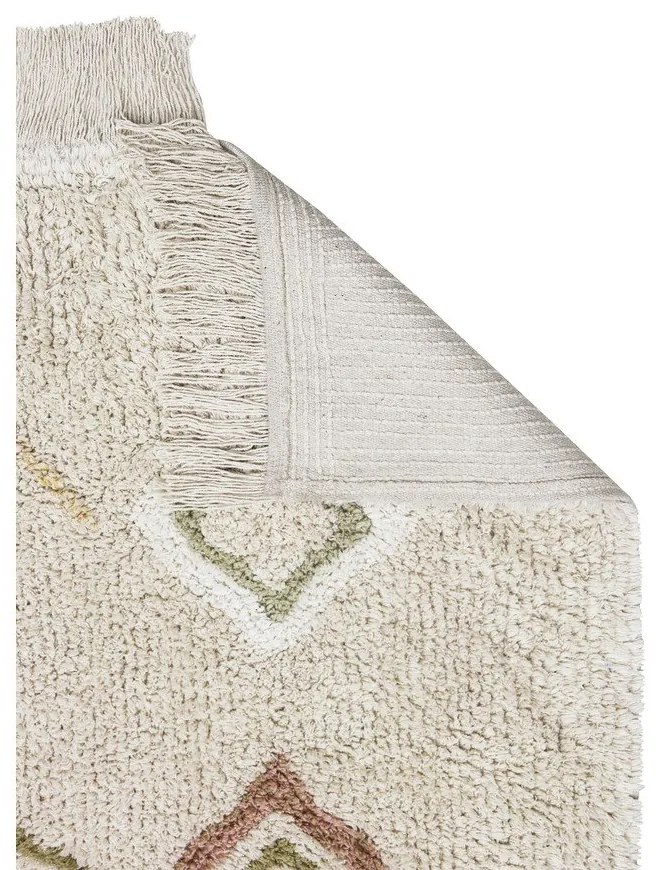 Covor bej lavabil/țesut manual din bumbac 170x240 cm Kaarol Earth – Lorena Canals