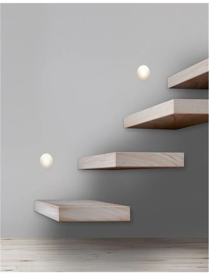 Spot LED incastrabil ideal pentru iluminat scara sau hol CIROCCO, 12x18cm