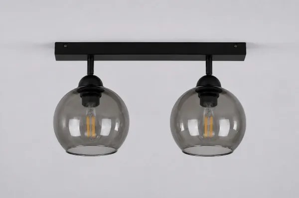 Spot UNO 2xE27/60W/230V negru