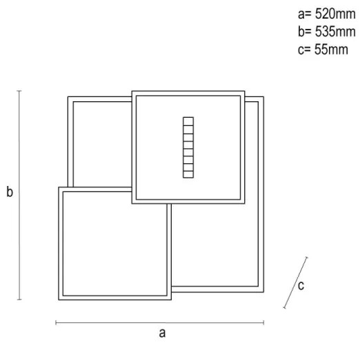 Plafonieră LED dimabilă LED/95W/230V 3000-6500K alb + telecomandă