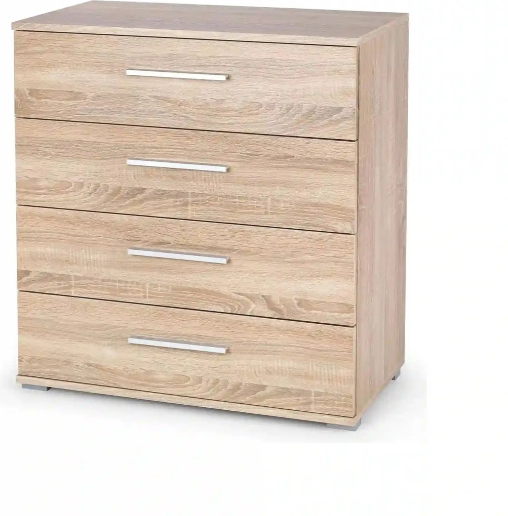 Comoda LIMA KM-3, stejar sonoma, PAL laminat, 77x40x82 cm