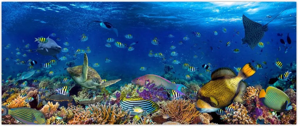 Tablou - Ocean (120x50 cm)