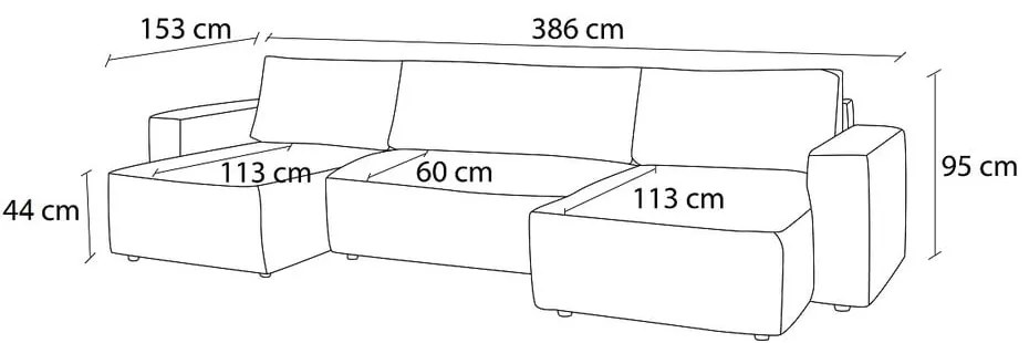Colțar turcoaz extensibil cu tapițerie din catifea reiată Nihad – Bobochic Paris