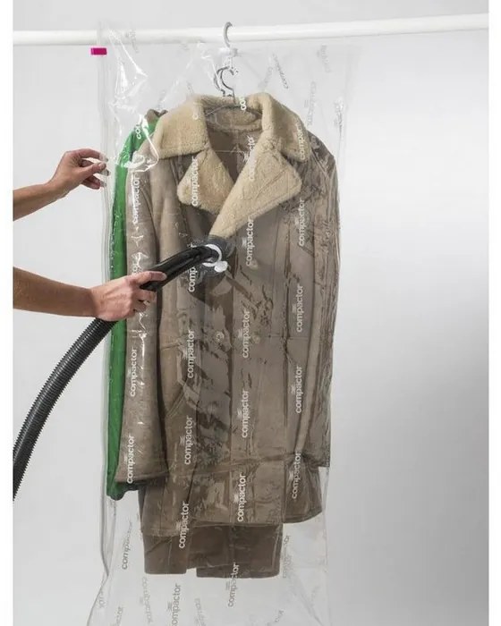 Geanta de depozitare in vid pentru haine 70 x 105 cm, transparenta