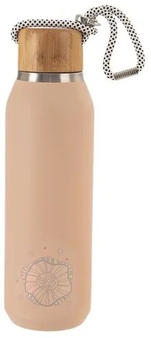 Sticlă termo Orion FLOARE 600 ml, roz