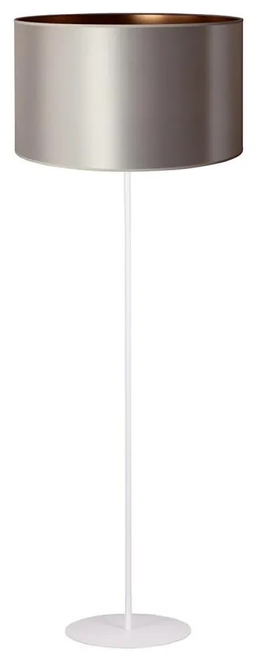 Lampadar Duolla CANNES 1xE27/15W/230V d. 45 cm argintiu/cupru/alb