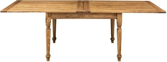 Masa pliabila, L120(240) 120 H80 cm, culoare natur, Lemn masiv