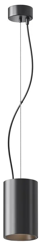 Pendul LED iluminat design tehnic Efir D-9,5cm 25W negru