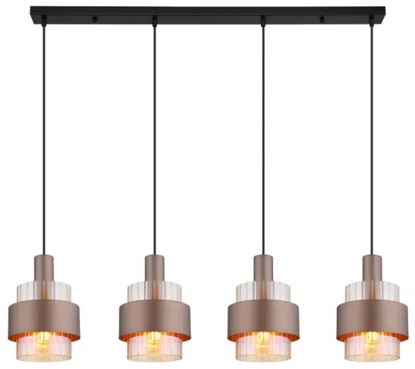 Lustră pe cablu Globo 15560-4HA MILLEY 4xE27/60W/230V