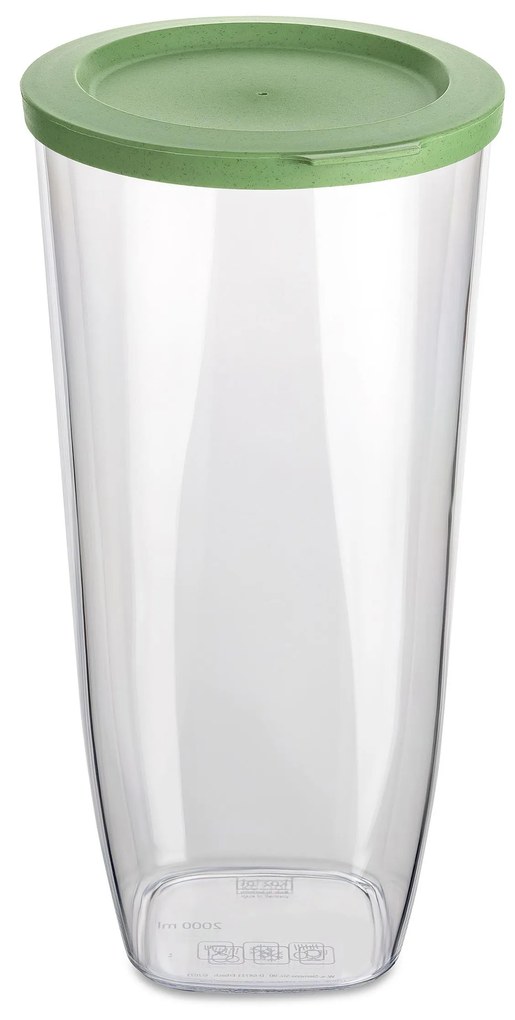 Recipient din plastic CONNECT pentru alimente vrac, ermetic, 2000 ml, KOZIOL