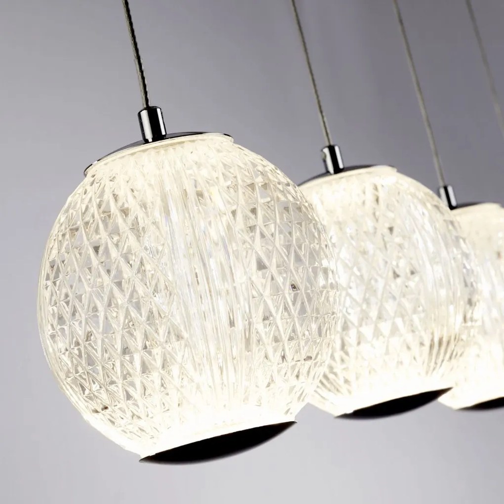 Lustra moderna cu 5 pendule LED Allure