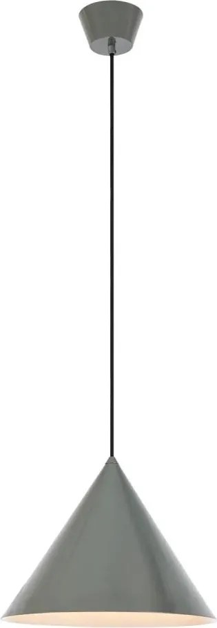 Markslöjd 109162 - Lustră suspendată pe cablu TIP 1xE27/60W/230V, diam. 37,5 cm, gri