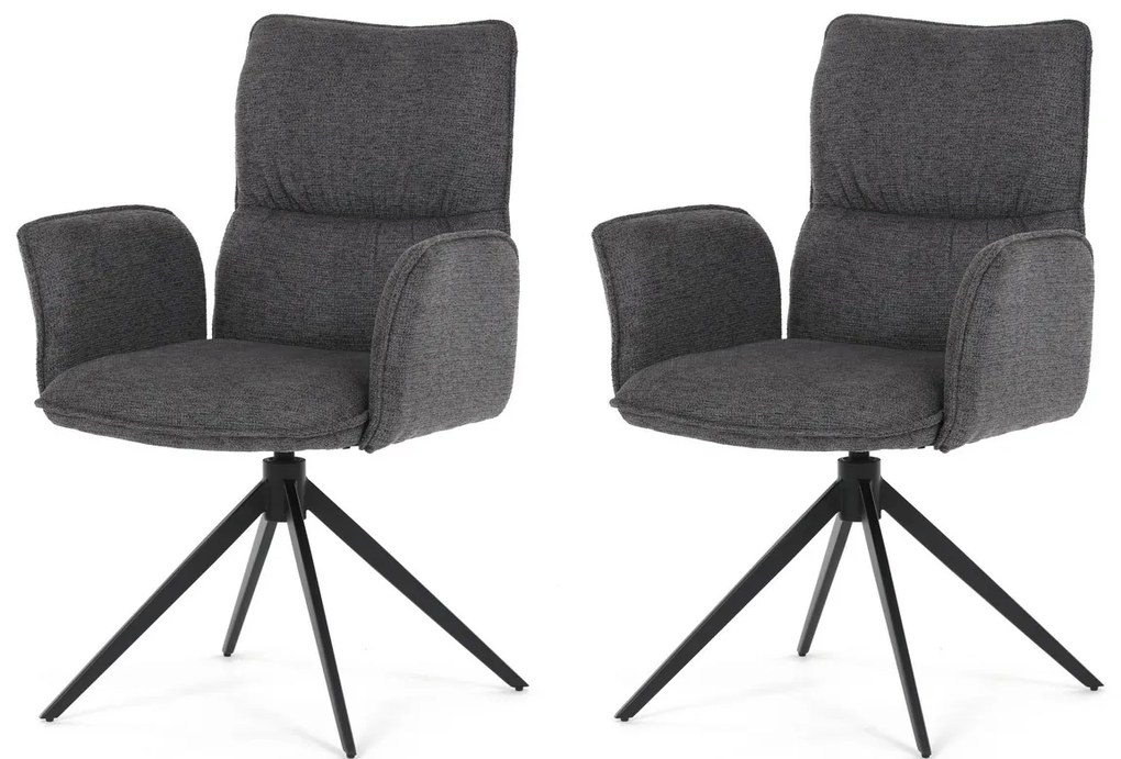 Set de scaune de sufragerie DCH-D1328 GREY2, 2buc.