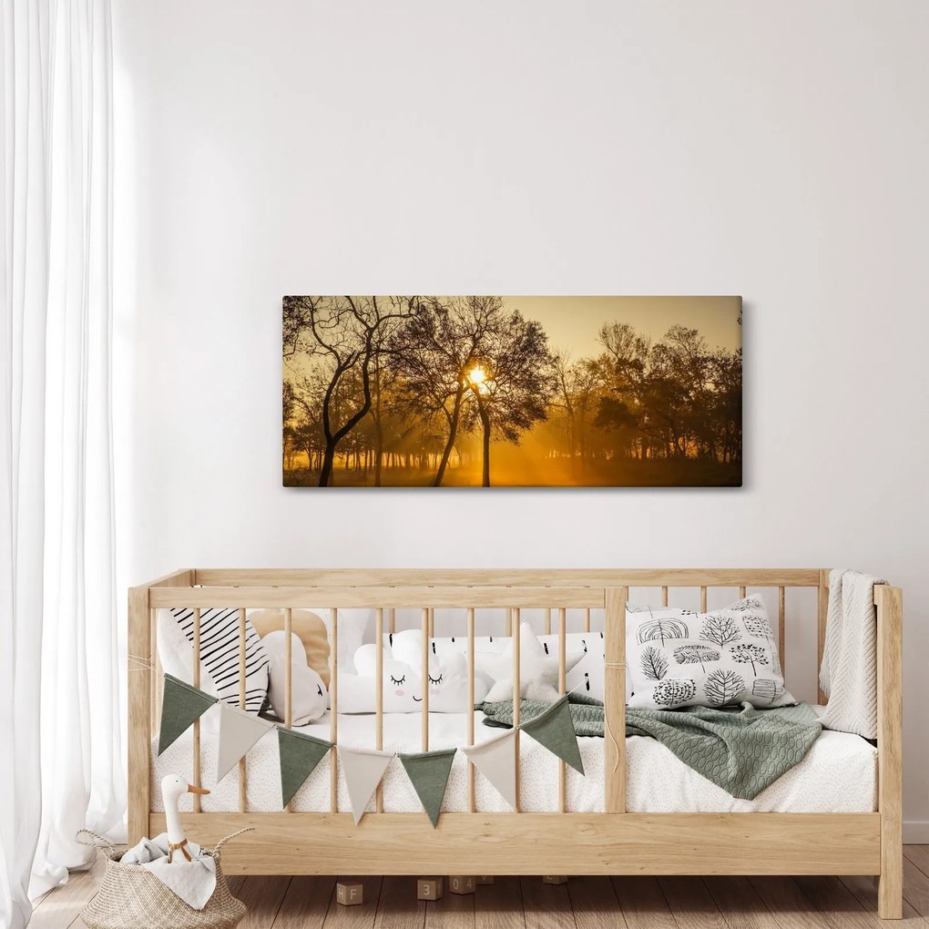 Tablou cu răsăsrit de soare (120x50 cm)