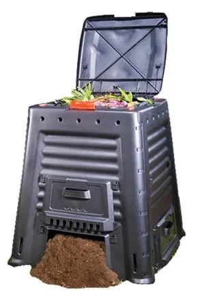 Cutie fără bază pentru compost Keter Mega 650 l, negru