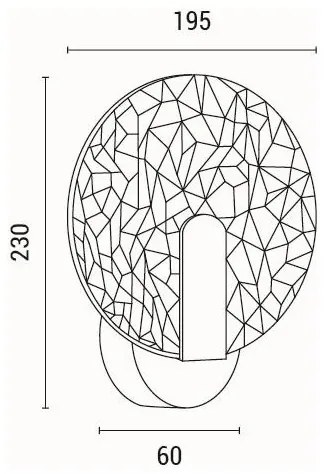 Aplică LED/8W/230V 3000K