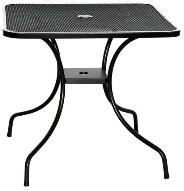 Masă de grădină metalică ZWMT-80 - pătrat 80 x 80 cm