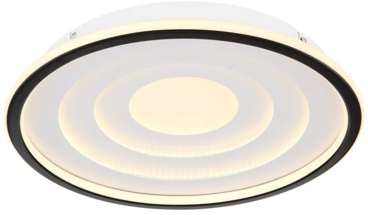 Plafoniera LED design modern Foppa alb, negru