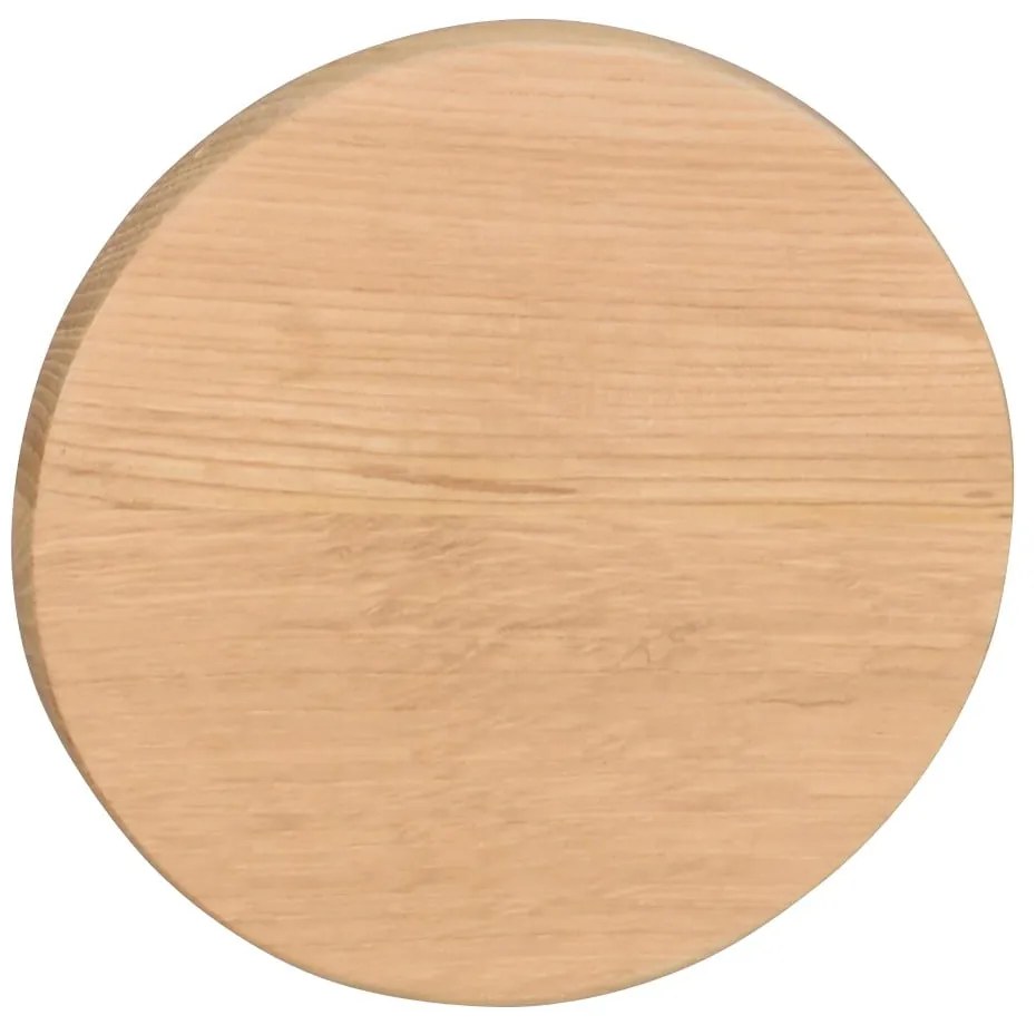 Cârlig în culoare naturală de montat pe perete din lemn de stejar Milford – Rowico