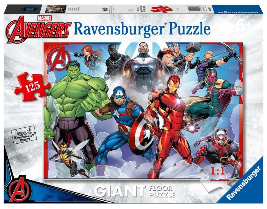 PUZZLE MARE DE PODEA AVENGERS 125 PIESE - RAVENSBURGER (RVSPC05643)