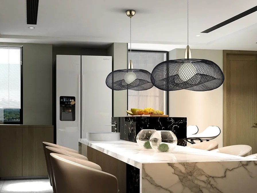 Lustra / Pendul design modern Forma black