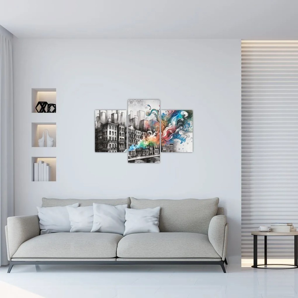 Tablou - Viața industrială (90x60 cm)