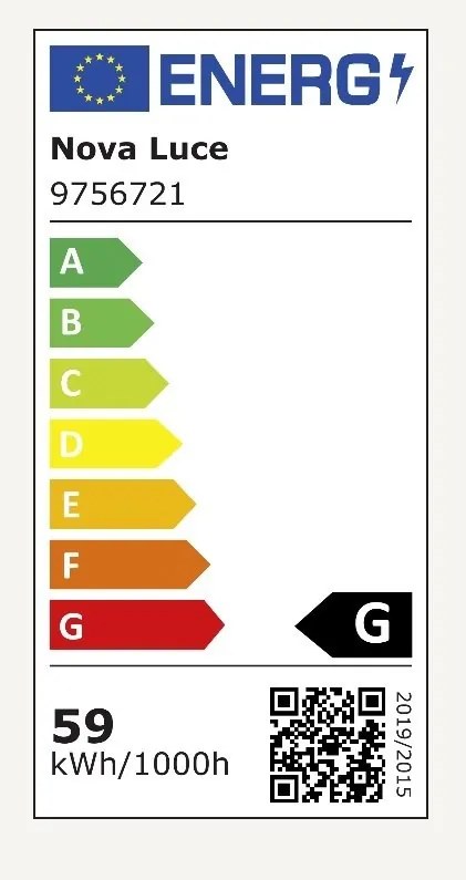 Lustra LED cu telecomanda design geometric CLEA alba